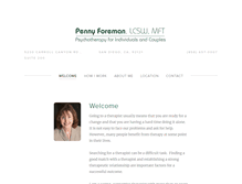 Tablet Screenshot of pennyforeman.com